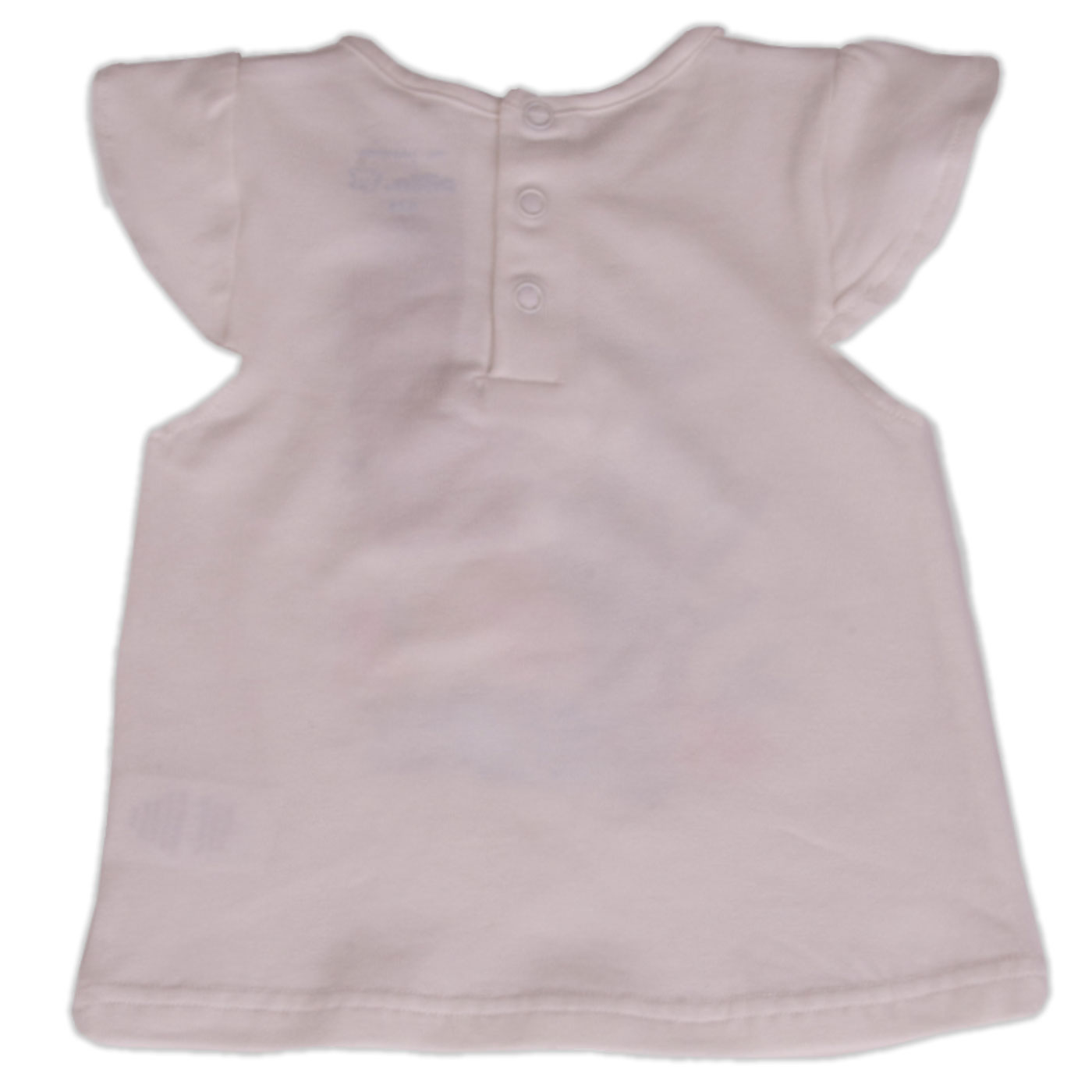POLERA MANGA CORTA NIÑA PILLÍN PVY645-23BCO BEBE BLANCO - 2