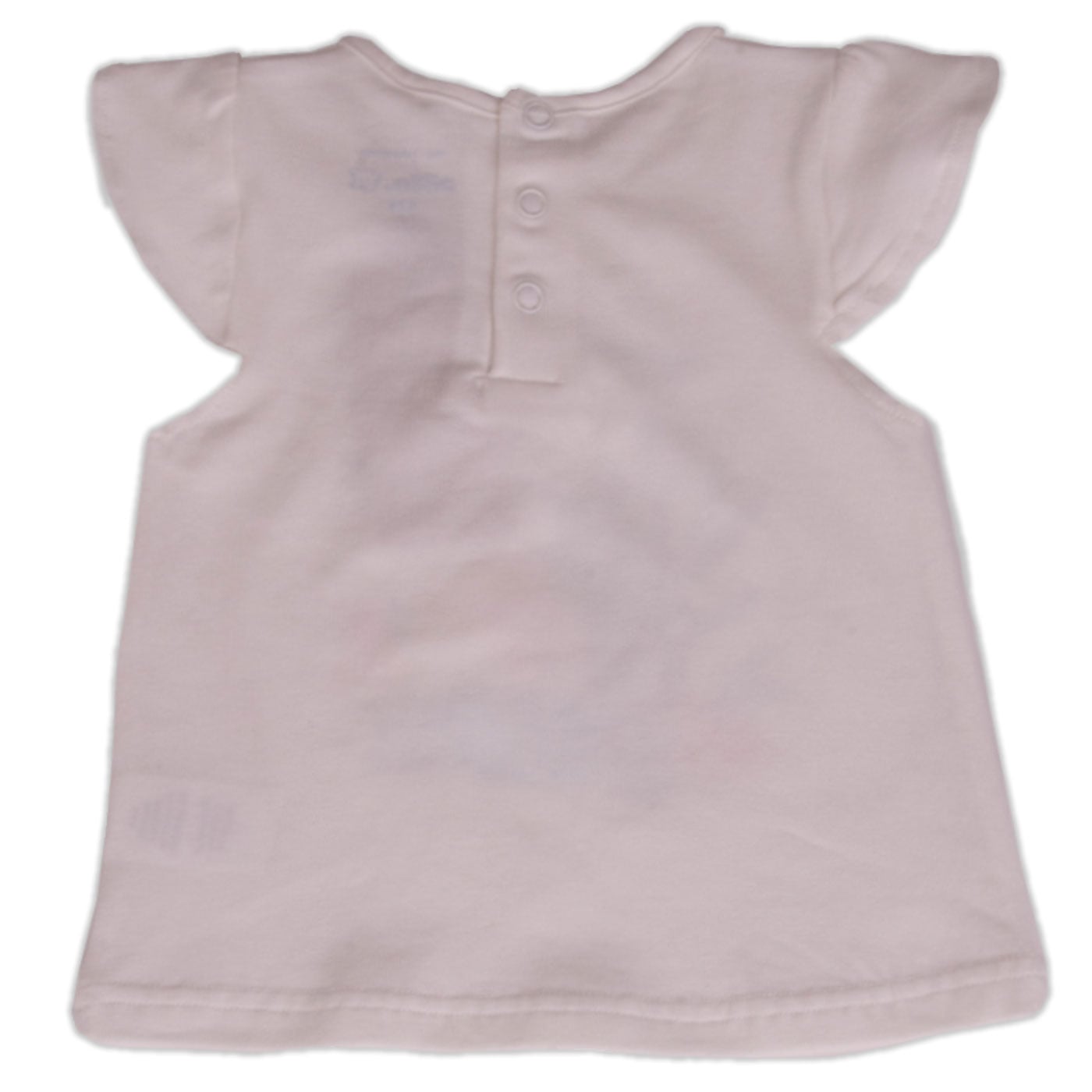 POLERA MANGA CORTA NIÑA PILLÍN PVY645-23BCO BEBE BLANCO - 2