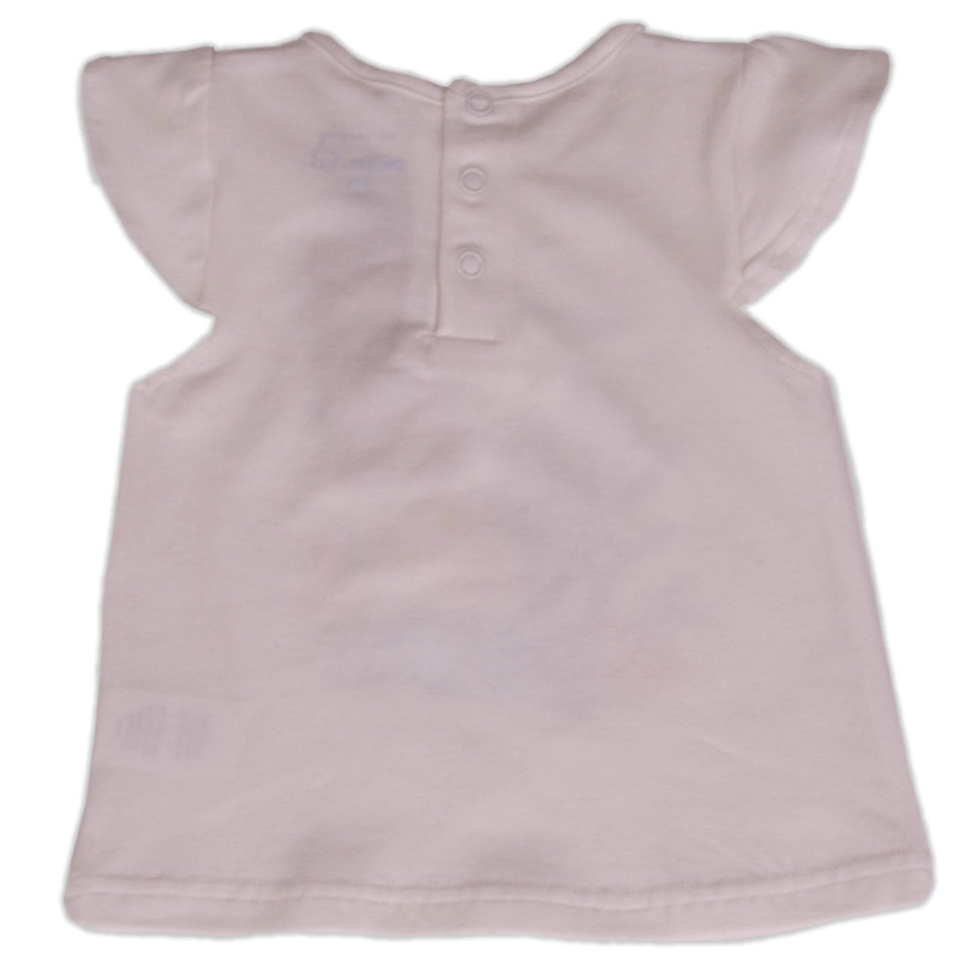POLERA MANGA CORTA NIÑA PILLÍN PVY645-23BCO BEBE BLANCO - 2