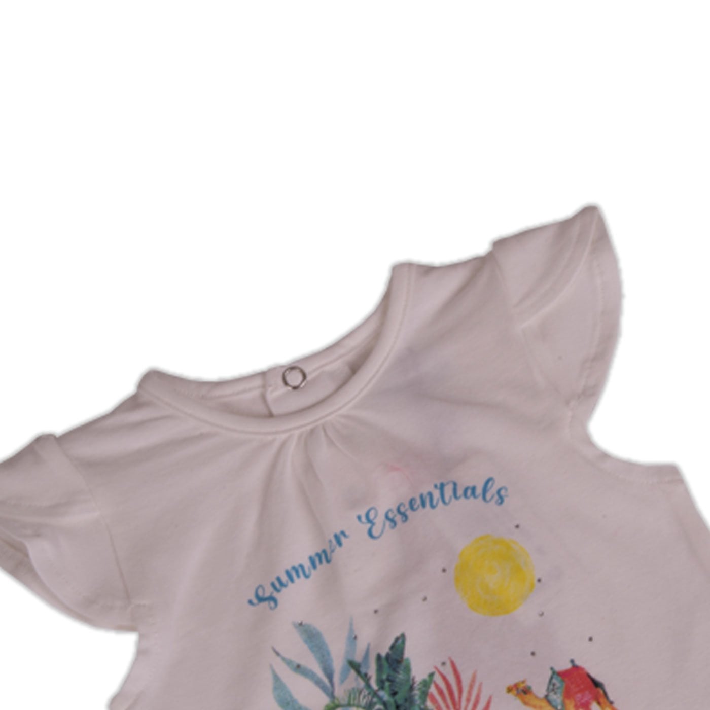 POLERA MANGA CORTA NIÑA PILLÍN PVY645-23BCO BEBE BLANCO - 3