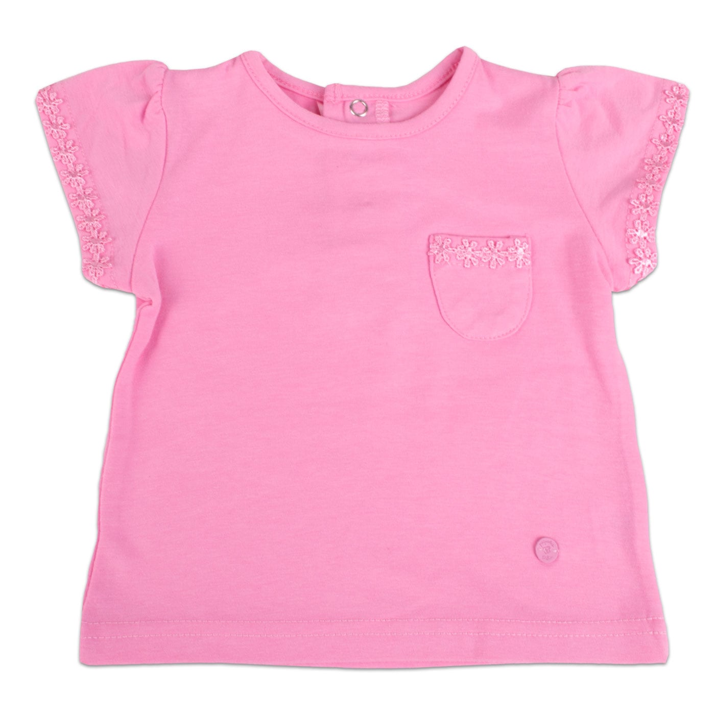 POLERA MANGA CORTA NIÑA PILLÍN PVY606-23ROS BEBE ROSADO - 1