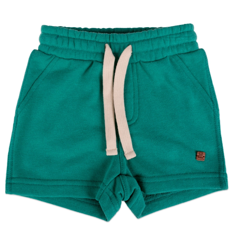 BERMUDA NIÑO PILLÍN VERDE FRANELA BEBÉ PVY526-23VER - 1