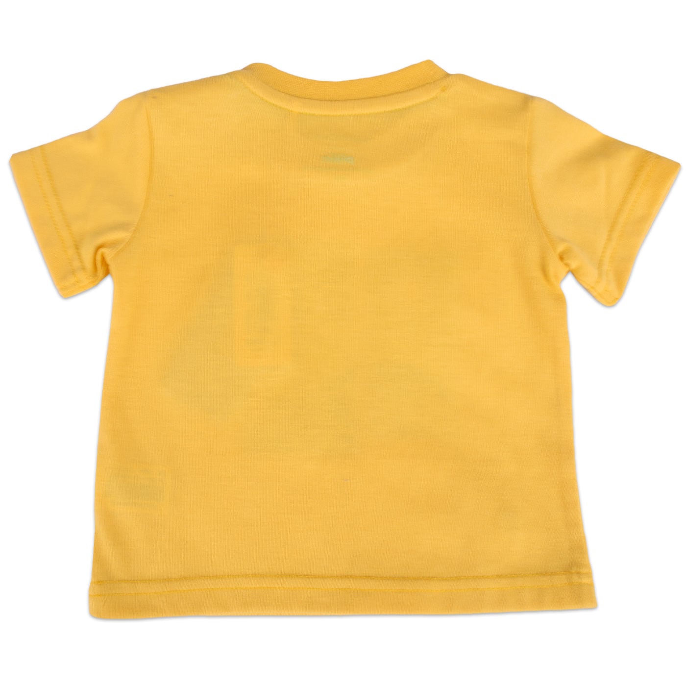 POLERA MANGA CORTA ALGODÓN NIÑO PILLÍN PVY628-23AMA BEBE AMARILLO - 4