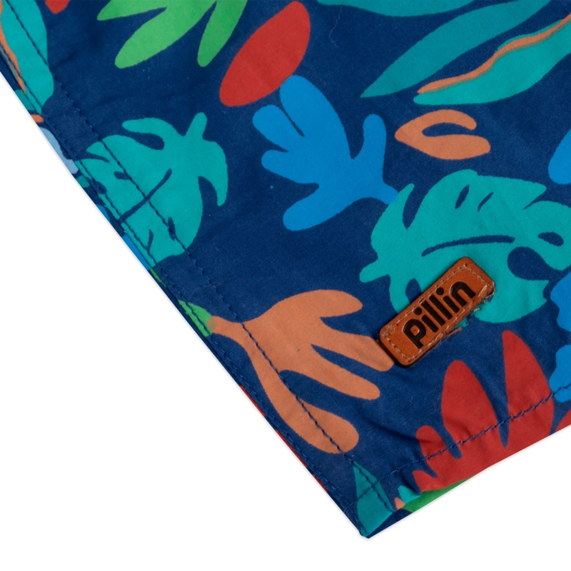 CAMISA MANGA CORTA ALGODÓN NIÑO PILLÍN PVY822-23AZU BEBE AZUL - 4