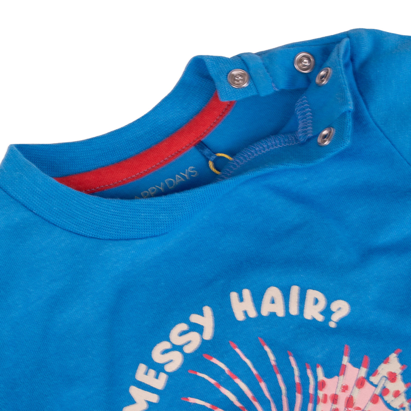 POLERA MANGA CORTA ALGODÓN NIÑO PILLÍN PVY627-23CAL BEBE TURQUESA - 2