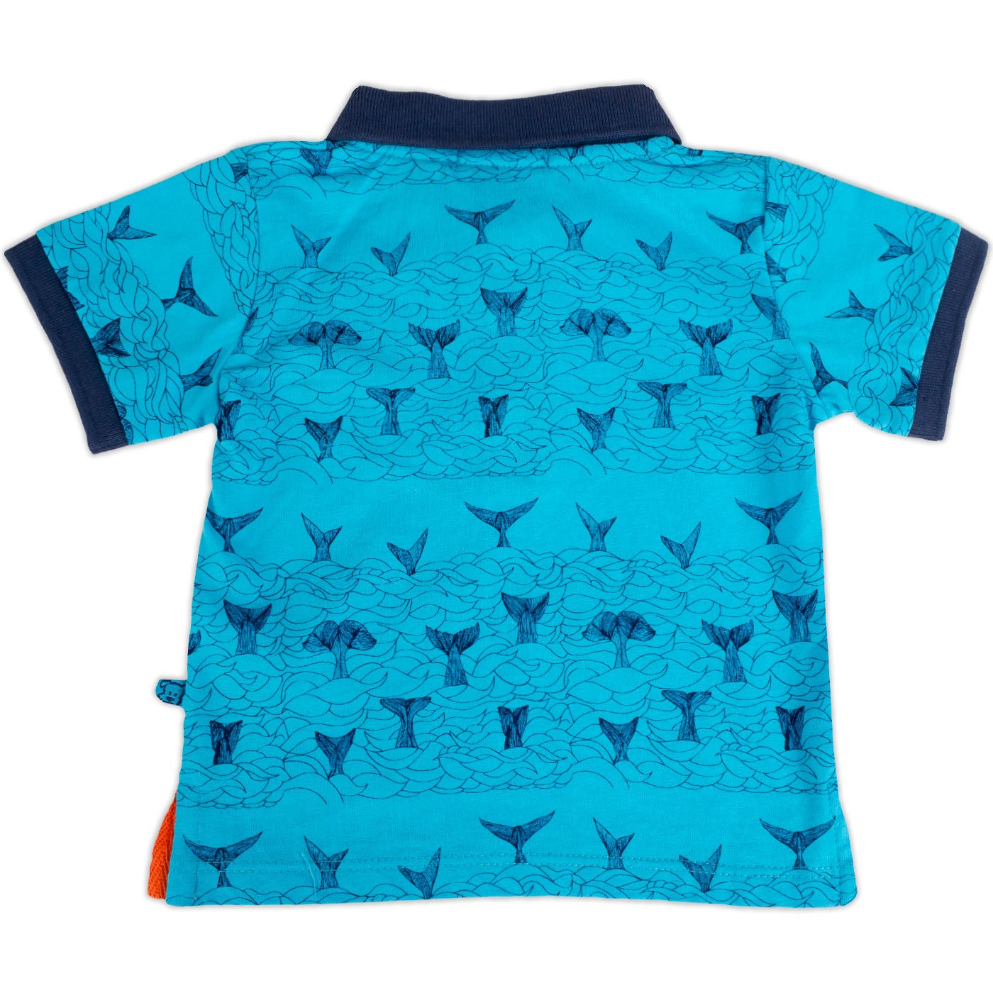 POLERA MANGA CORTA ALGODÓN NIÑO PILLÍN PVY659-23CAL BEBE TURQUESA - 3