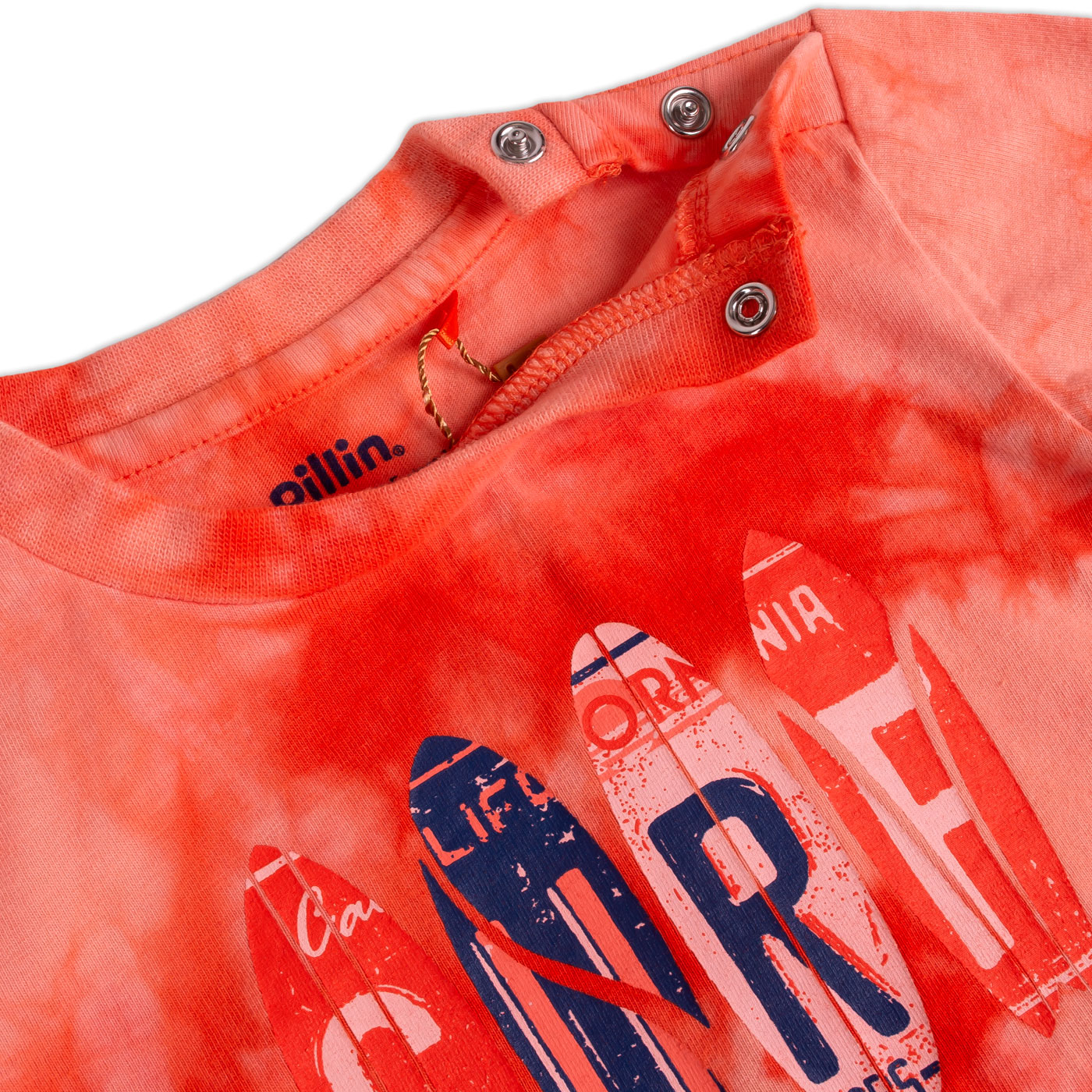 POLERA MANGA CORTA ALGODÓN NIÑO PILLÍN PVY649-23ROJ BEBE ROJO - 4