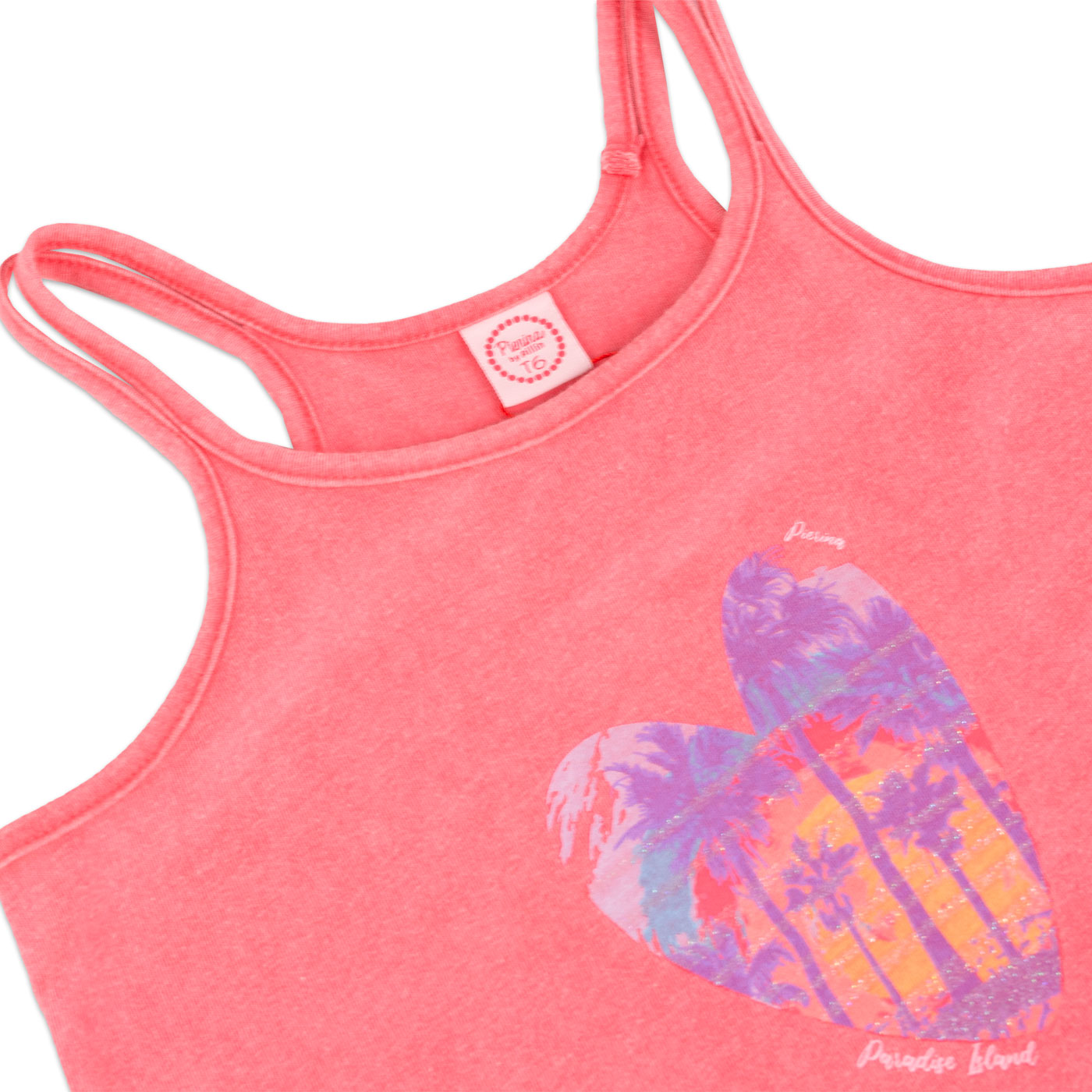 POLERA MANGA CORTA ALGODÓN NIÑA PILLÍN PVY670-23FRE ROSA CHICLE - 2