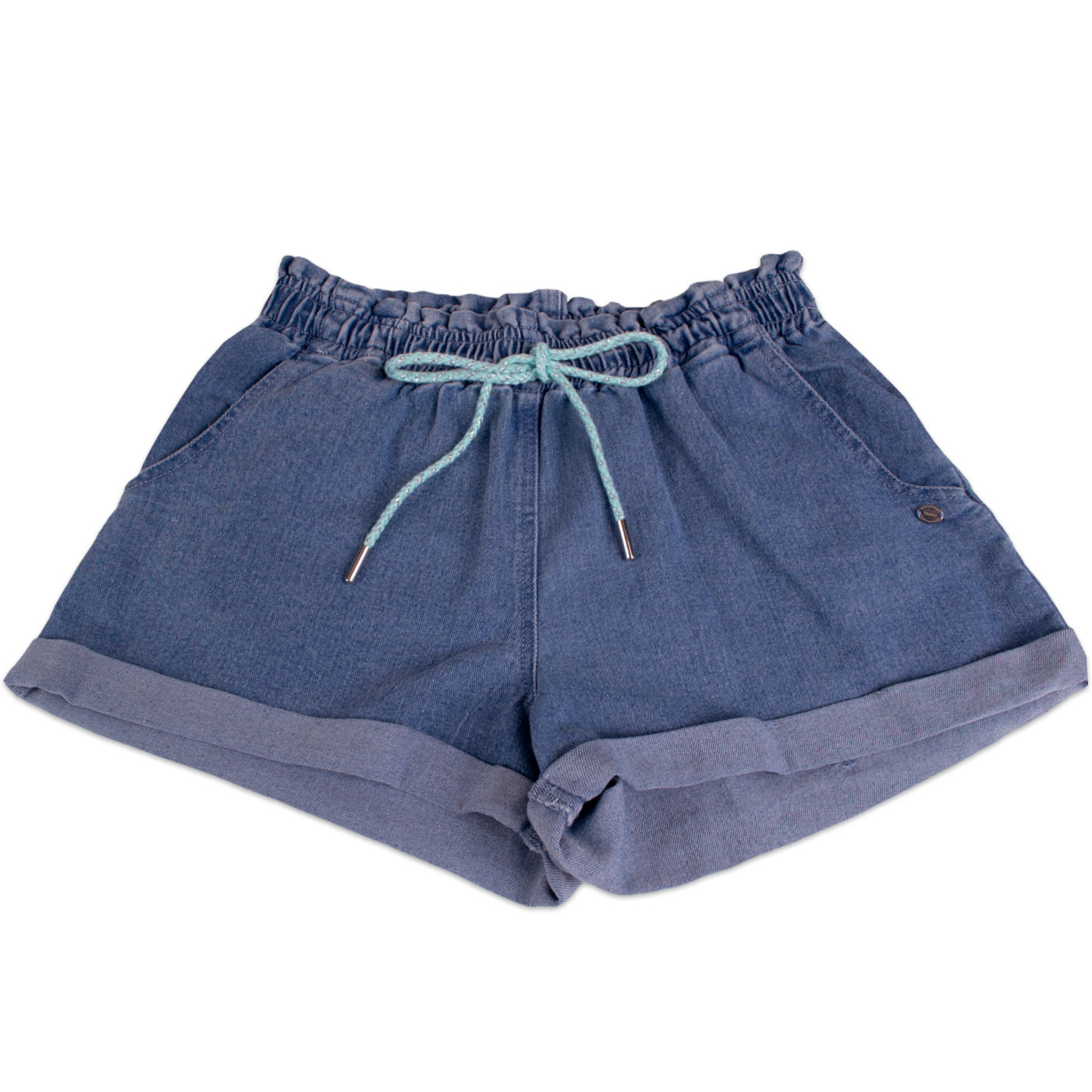 SHORT NIÑA PILLÍN DENIM PVY726-23DEN - 1