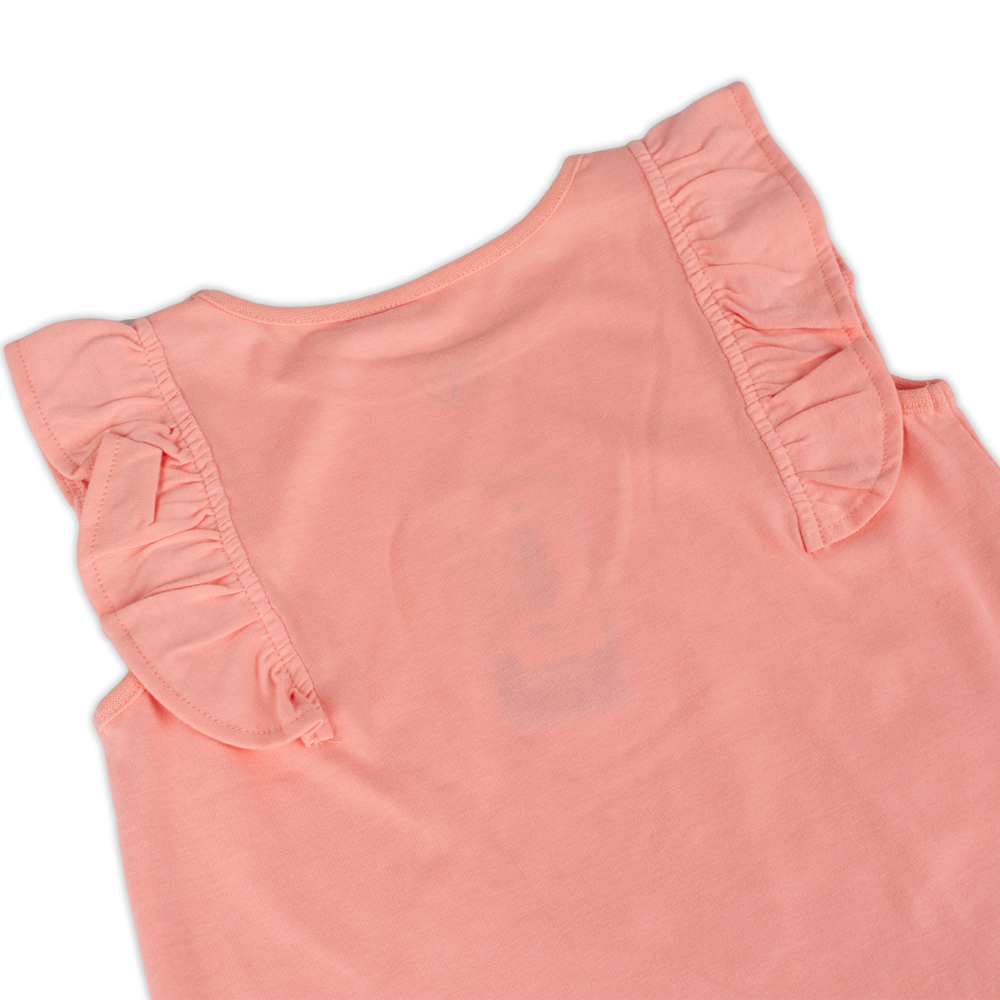 POLERA MANGA CORTA ALGODÓN NIÑA PILLÍN PVY613-23MEL DURAZNO - 3