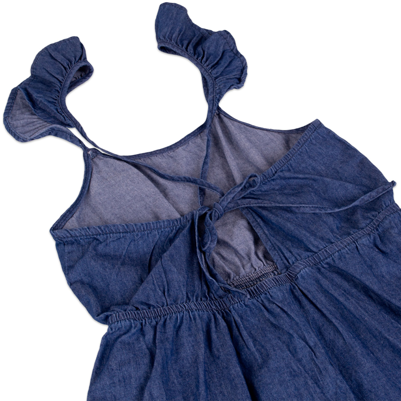 VESTIDO ALGODON NIÑA PILLIN AZUL PVY727-23AZU - 3