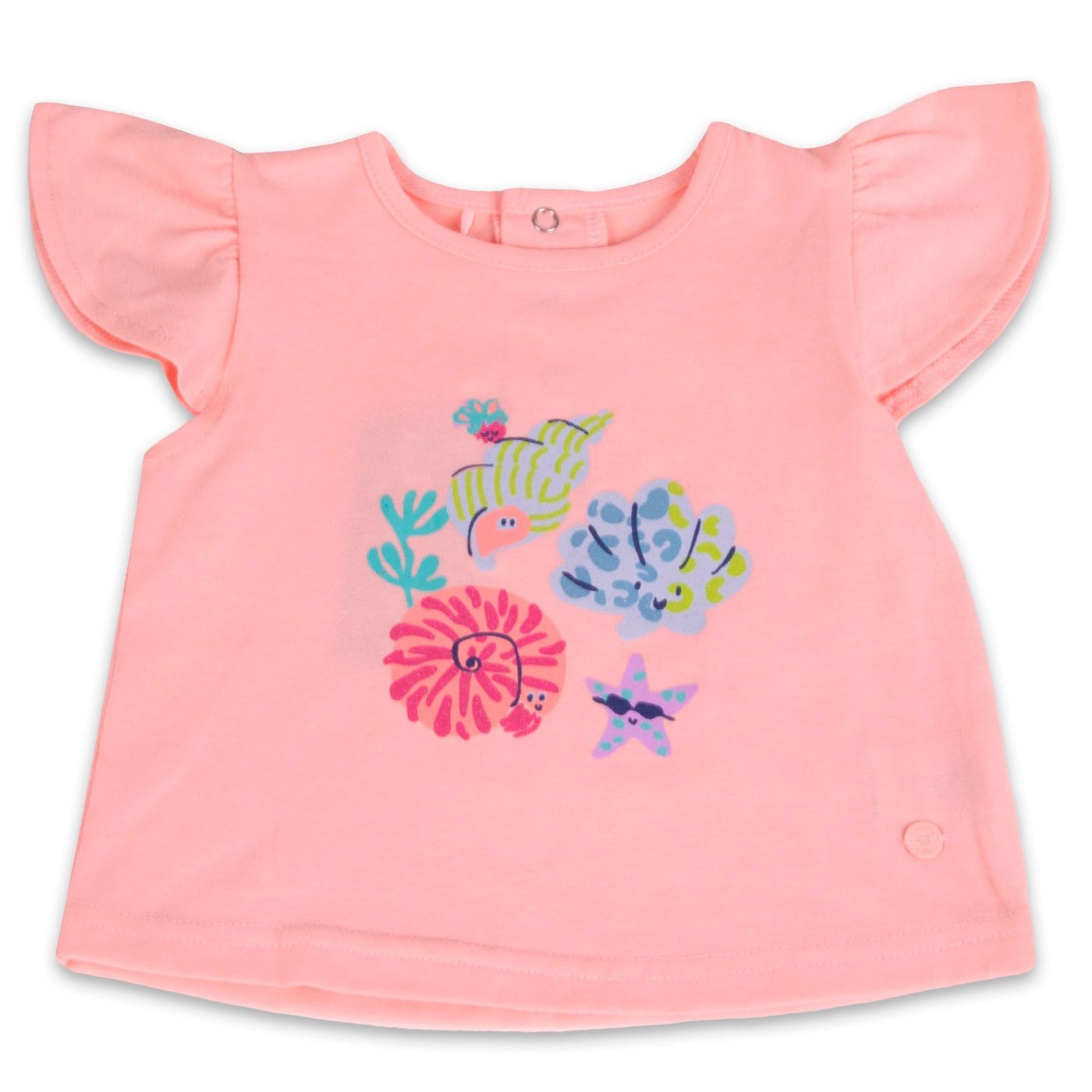 POLERA MANGA CORTA NIÑA PILLÍN PVY607-23ROS BEBE ROSADO - 1