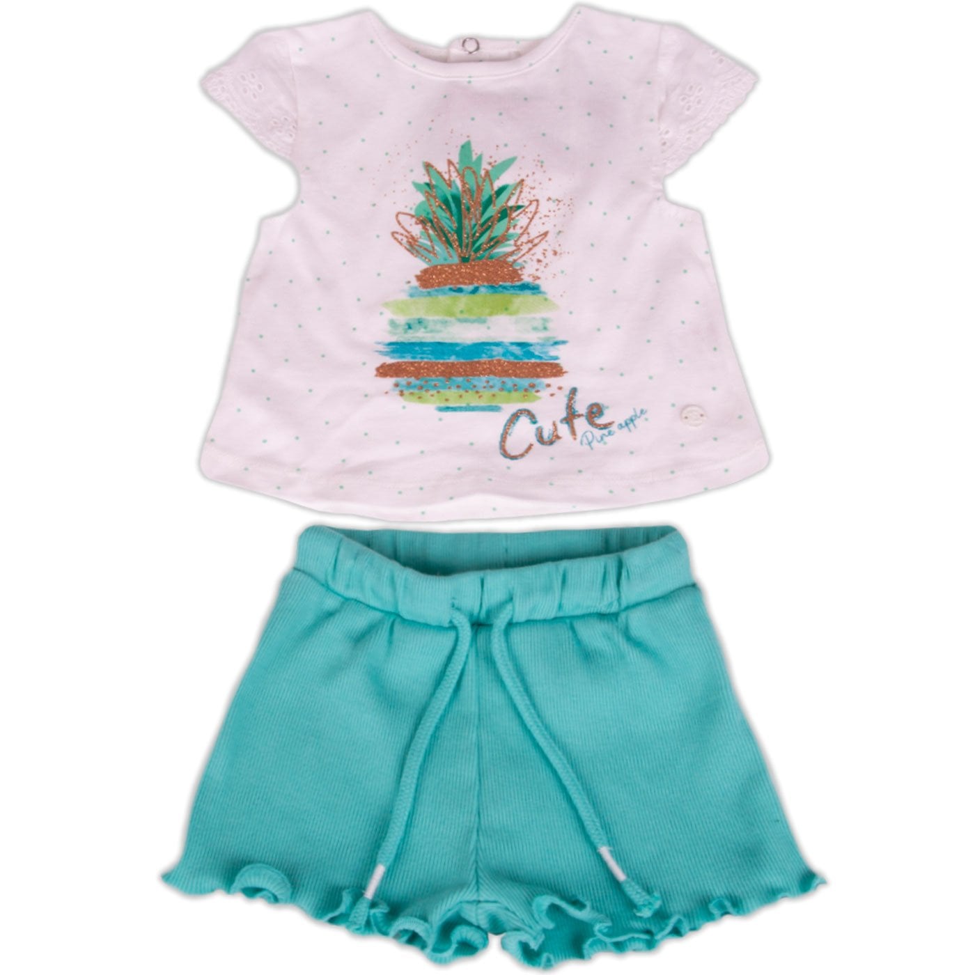CONJUNTO NIÑA PILLIN TURQUESA PVY640-23CAL BEBE - 1