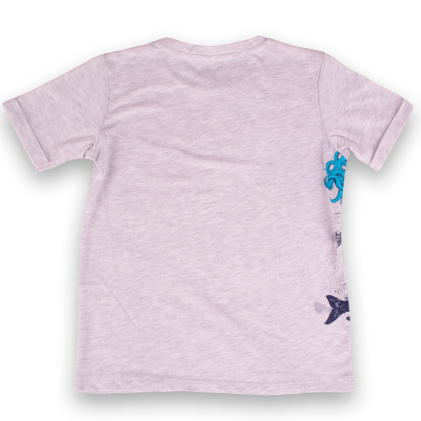 POLERA MANGA CORTA ALGODÓN NIÑO PILLÍN PVY662-23MLG GRIS CLARO - 3