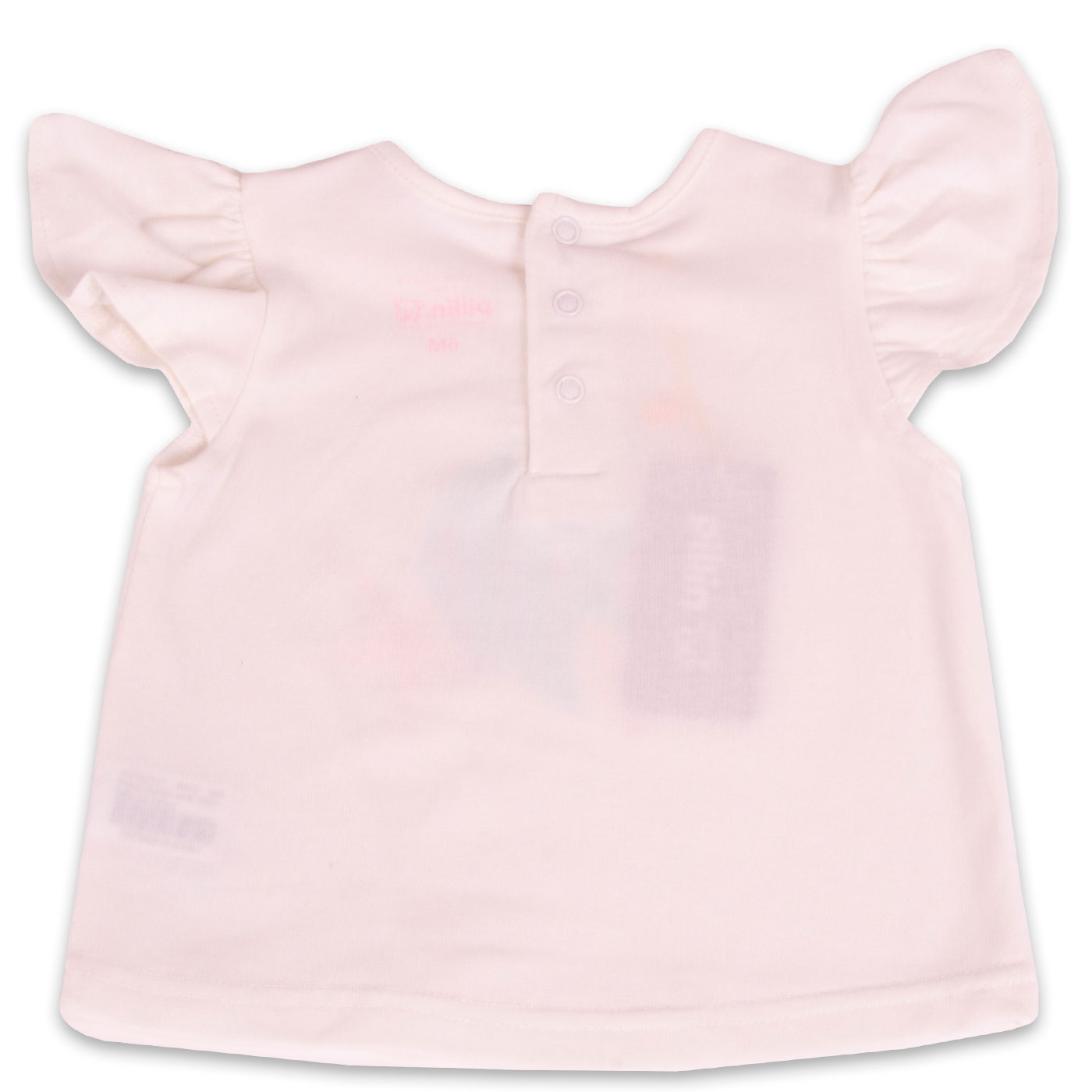POLERA MANGA CORTA NIÑA PILLÍN PVY607-23BCO BEBE BLANCO - 3