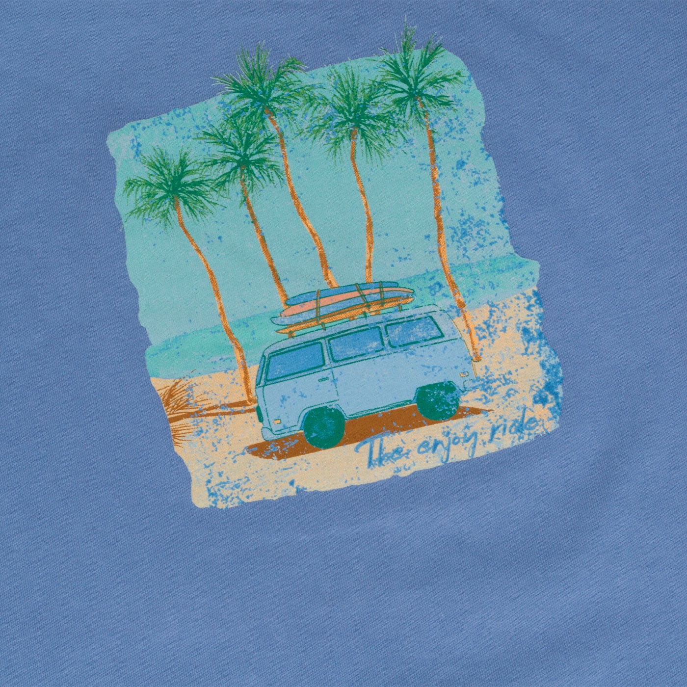 POLERA MANGA CORTA ALGODÓN NIÑO PILLÍN PVY666-23CEL CELESTE - 2
