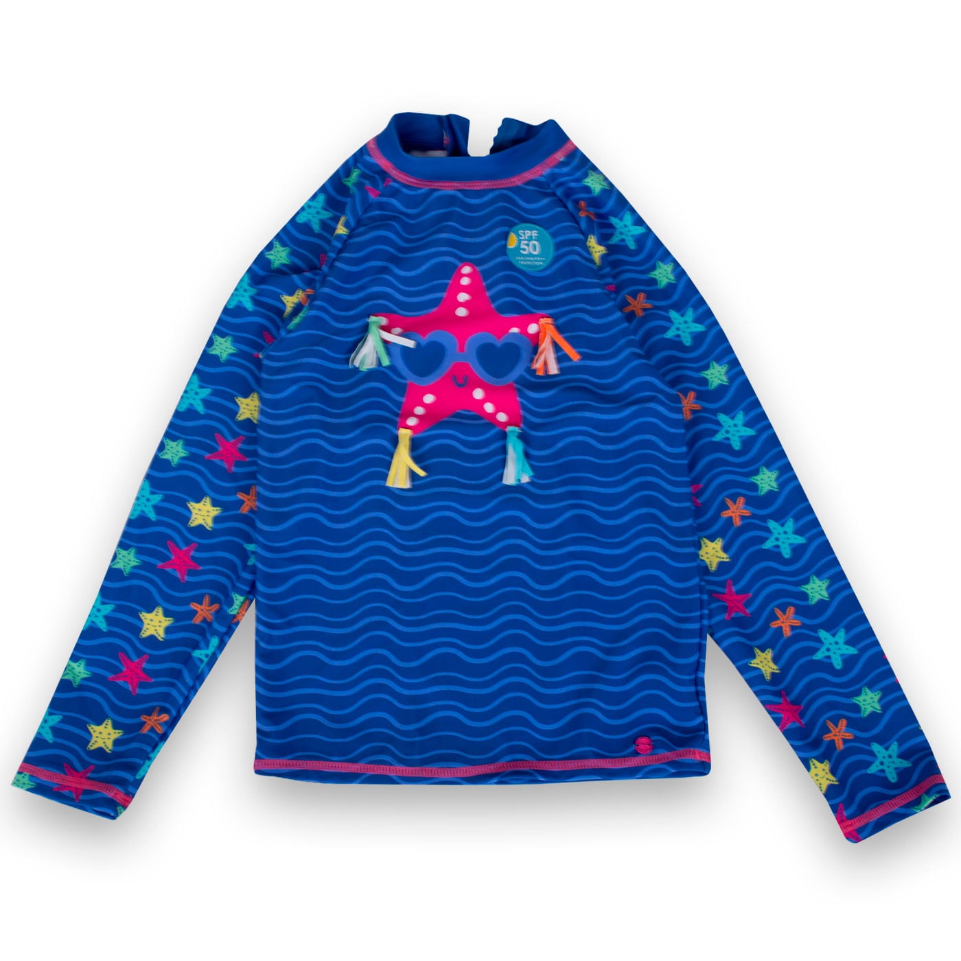 POLERA UV NIÑA AZUL PILLIN - 1