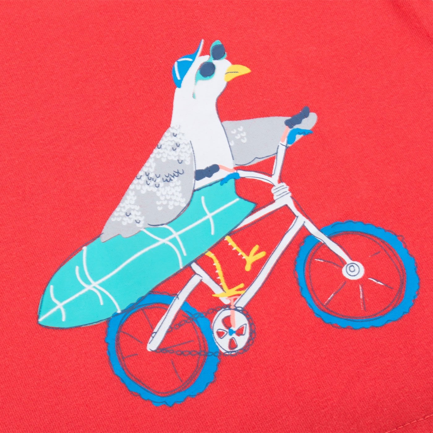 POLERA MANGA CORTA BEBE NIÑO EN COLOR ROJO PILLIN - 2
