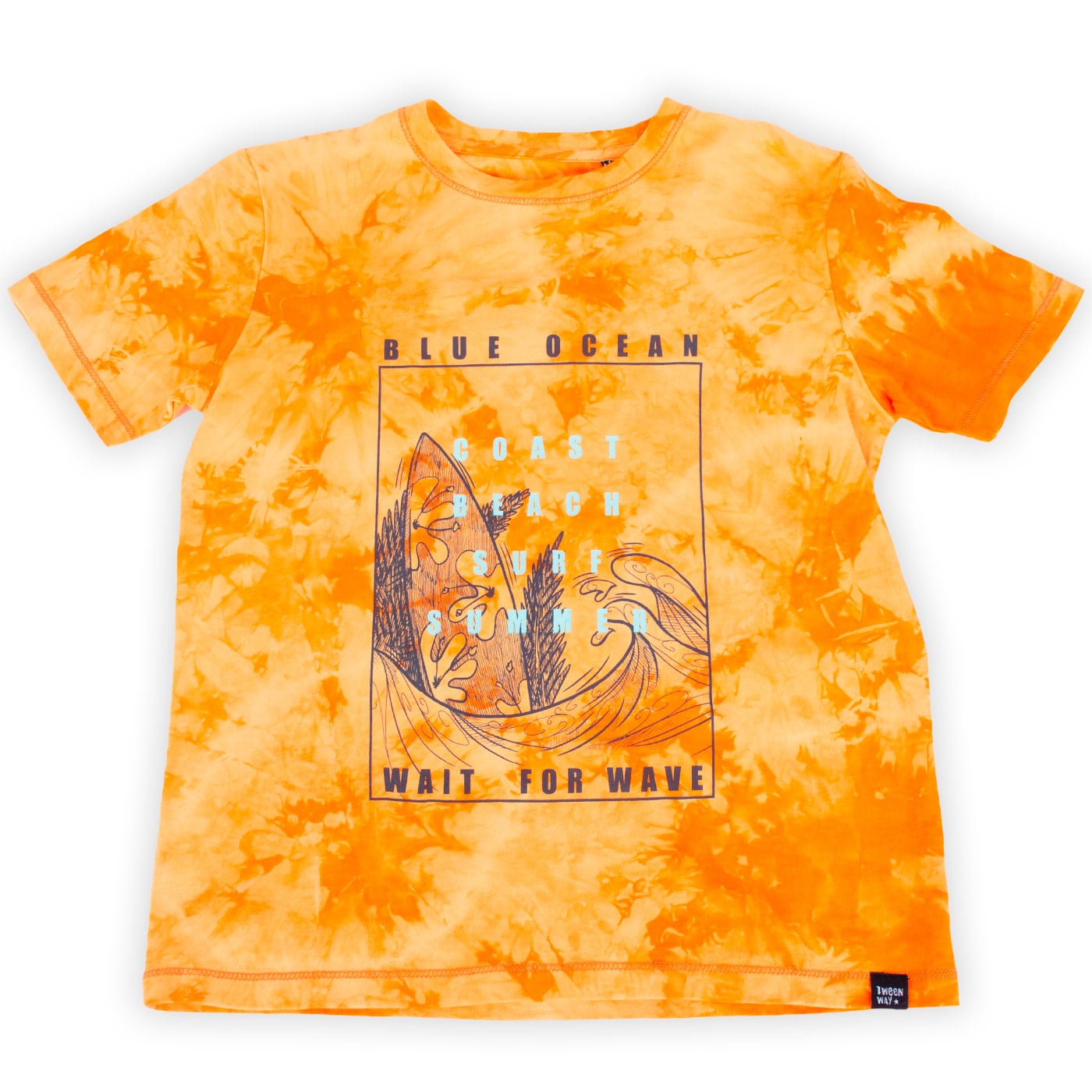 POLERA MANGA CORTA ALGODÓN NIÑO PILLÍN TVY621-23NAR NARANJA - 1