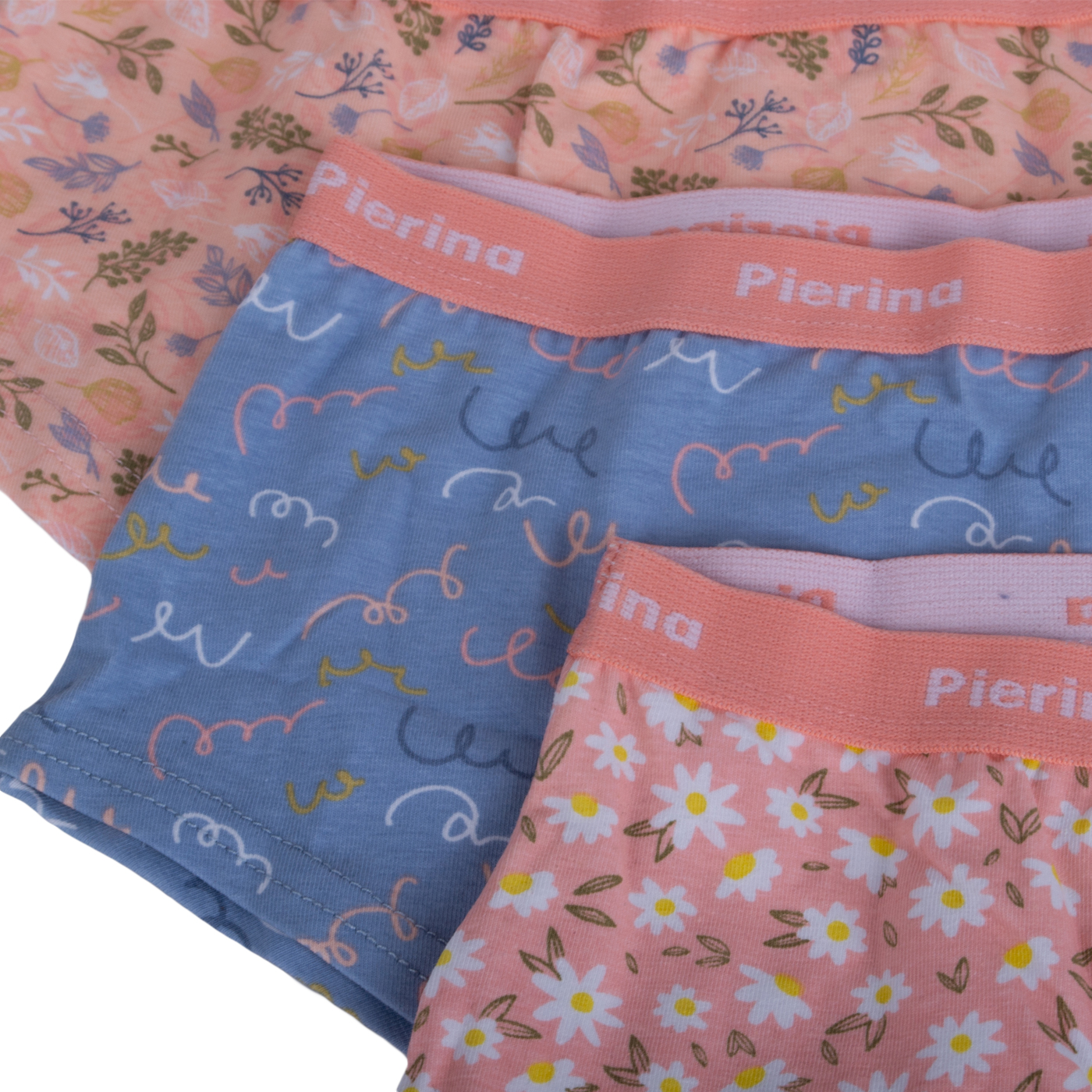 SET PANTALETAS NIÑA PILLÍN MULTICOLOR PRW141SUR 3 PZAS - 2