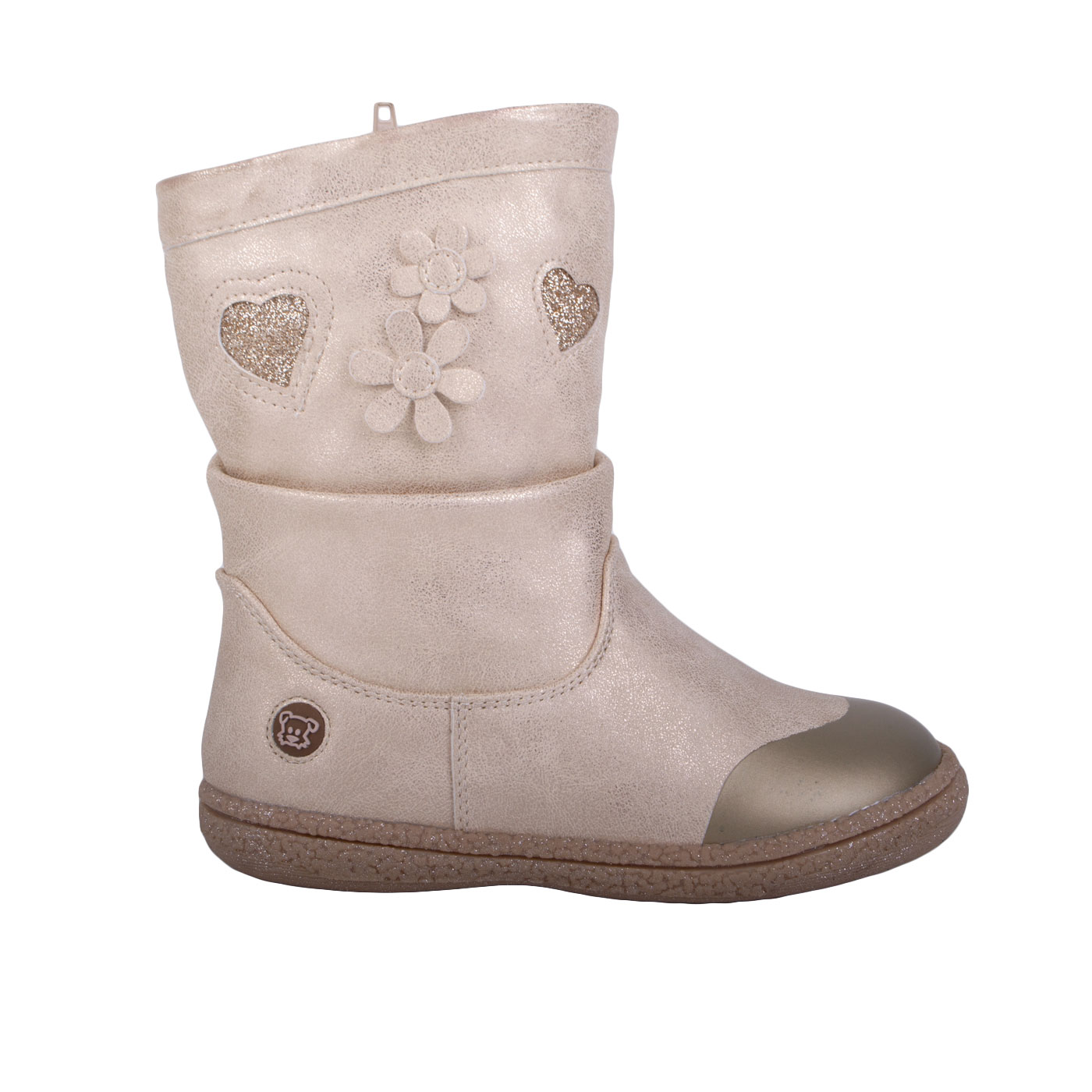 BOTA BEBE NIÑA DORADO PILLIN - 2