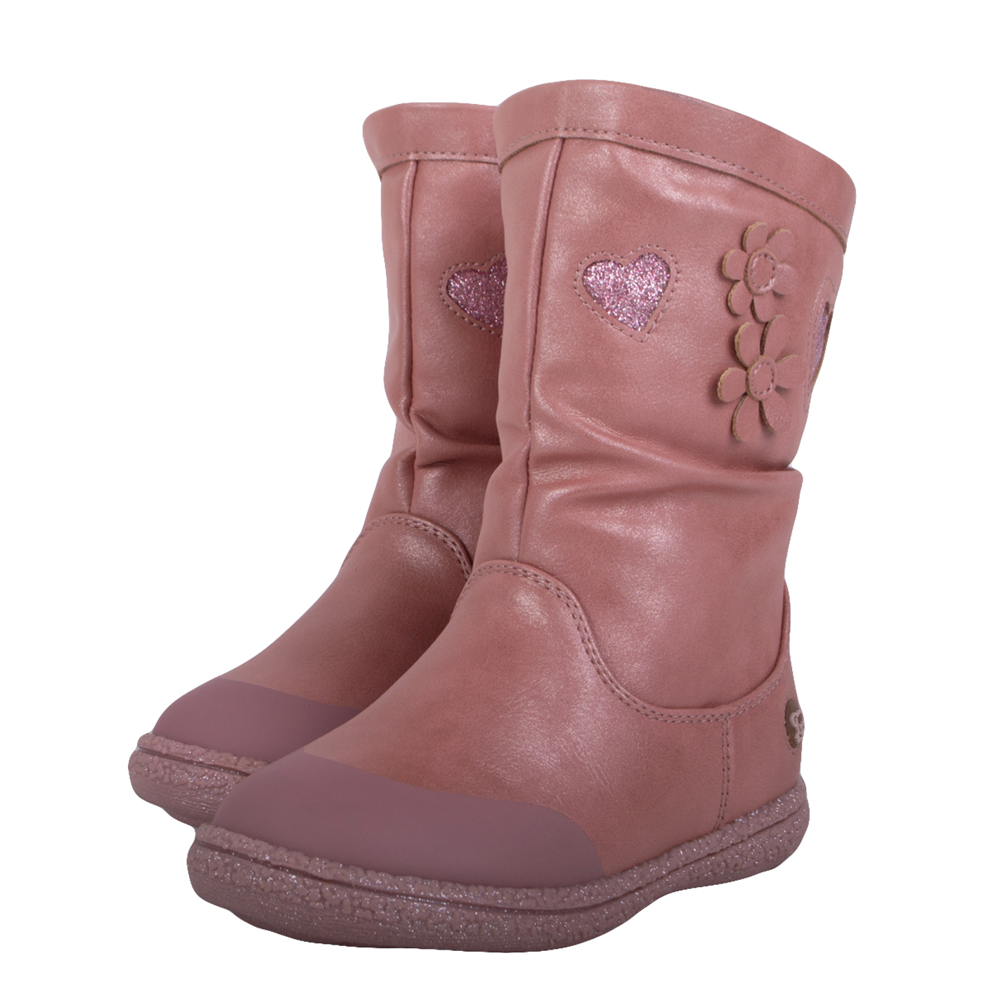 BOTA BEBE NIÑA ROSADO PILLIN - 1