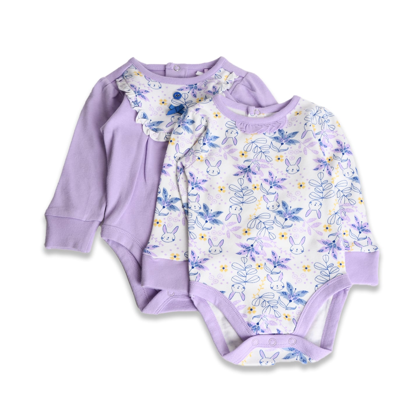 PACK 2 PZAS BODY BEBÉ NIÑA MULTICOLOR PILLIN - 1