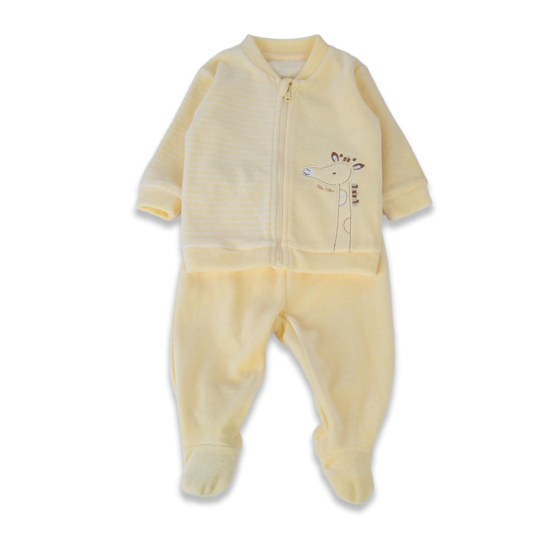 CONJUNTO UNISEX PILLIN VAINILLA PVZ303-24VAI BEBE - 1