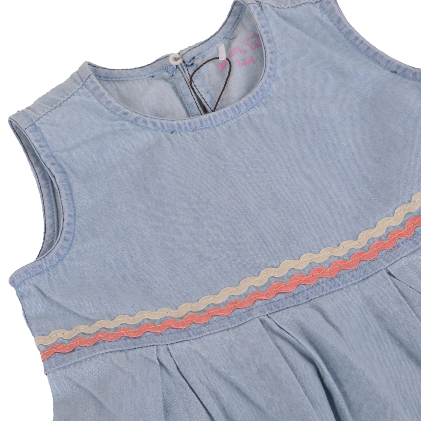 VESTIDO BEBÉ NIÑA CELESTE PILLIN - 2