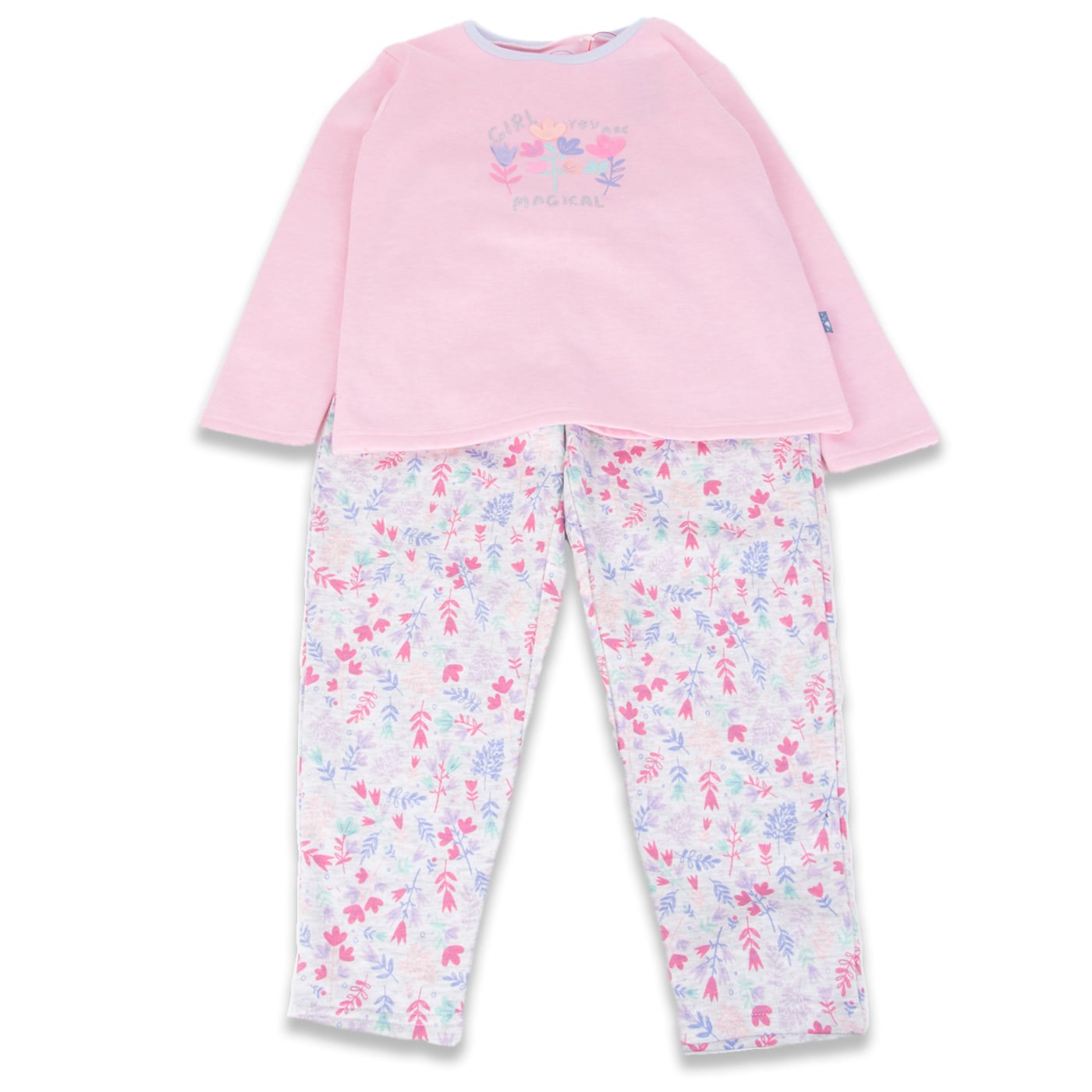 PIJAMA NIÑA ROSADO PILLIN - 1