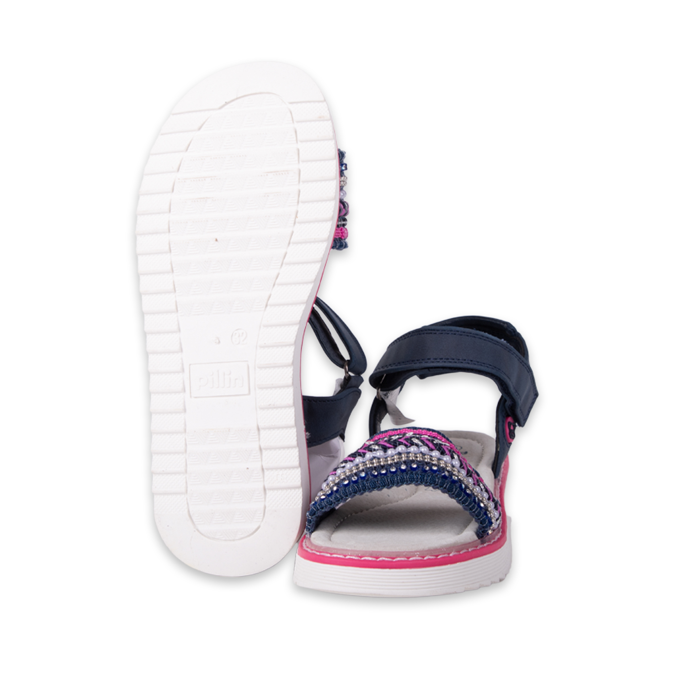 SANDALIAS NIÑA PILLÍN PZA412-24AZU AZUL - 2