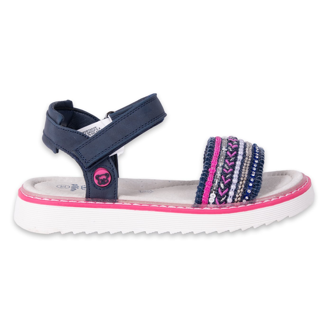 SANDALIAS NIÑA PILLÍN PZA412-24AZU AZUL - 3