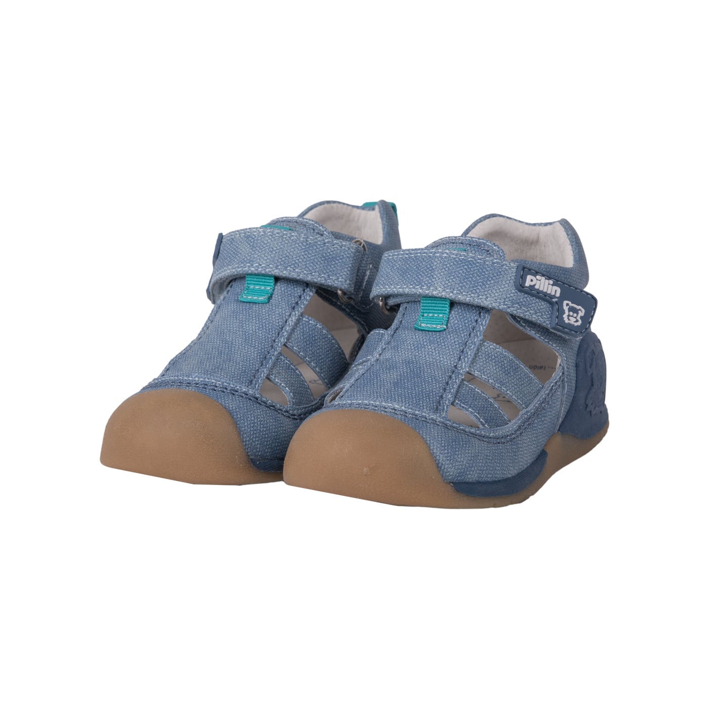 SANDALIAS NIÑO PILLÍN PASOS BEBE PZA205-24CEL CELESTE - 1