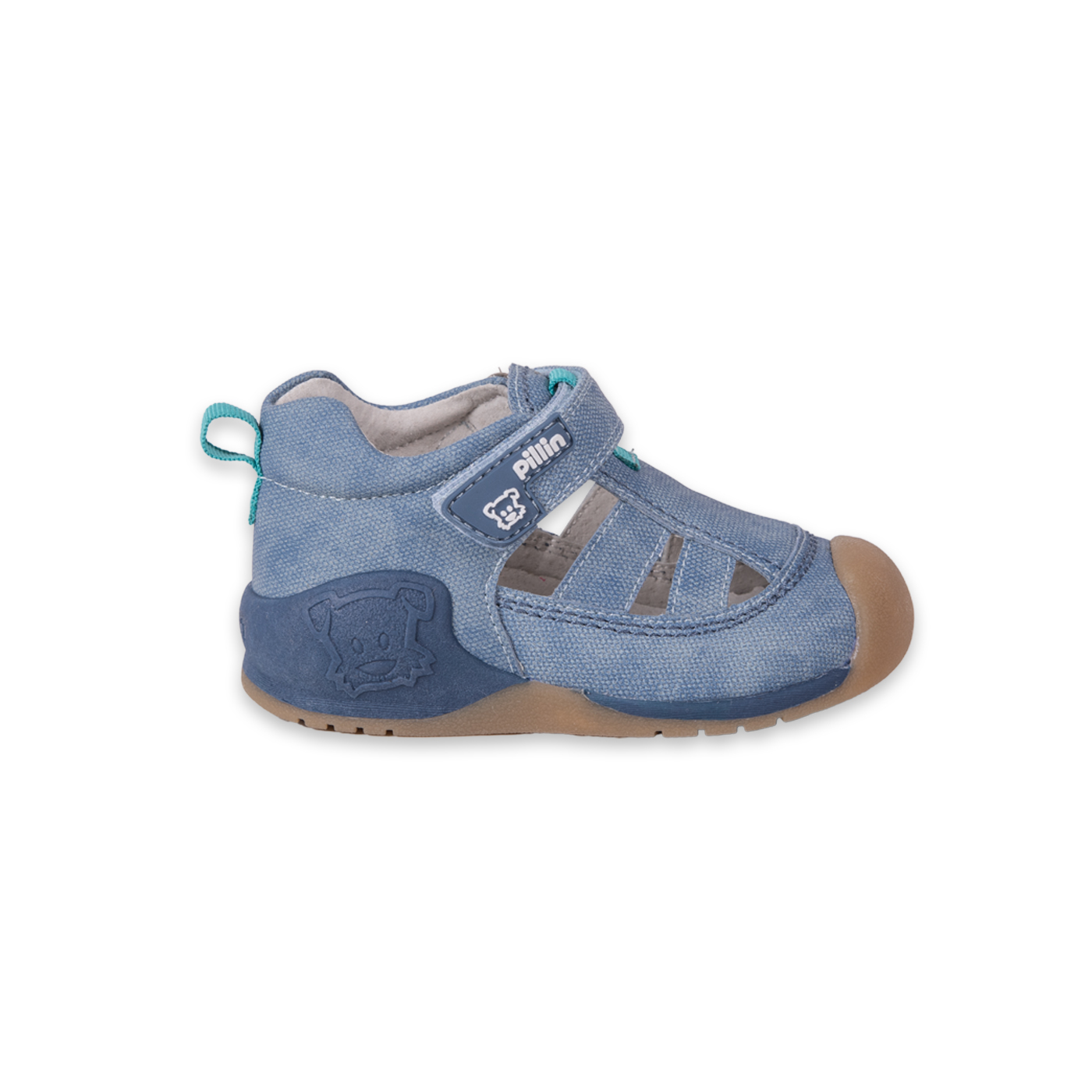 SANDALIAS NIÑO PILLÍN PASOS BEBE PZA205-24CEL CELESTE - 3