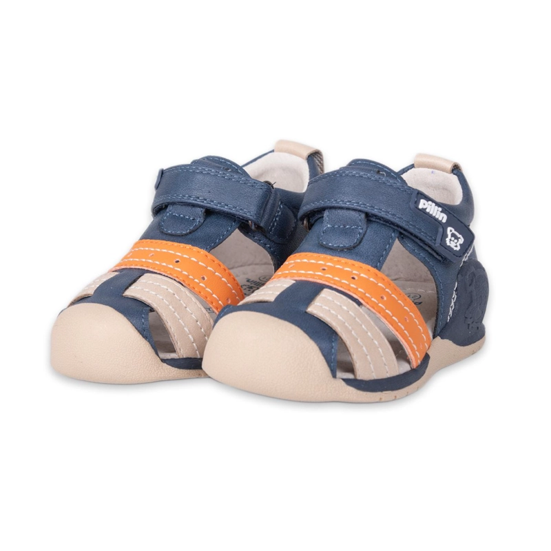 SANDALIAS NIÑO PILLÍN PASOS BEBE PZA204-24AZU AZUL - 1