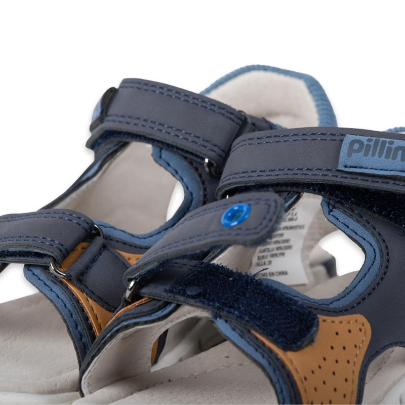 SANDALIAS NIÑO PILLÍN BEBE PZA404-24AZU AZUL - 5