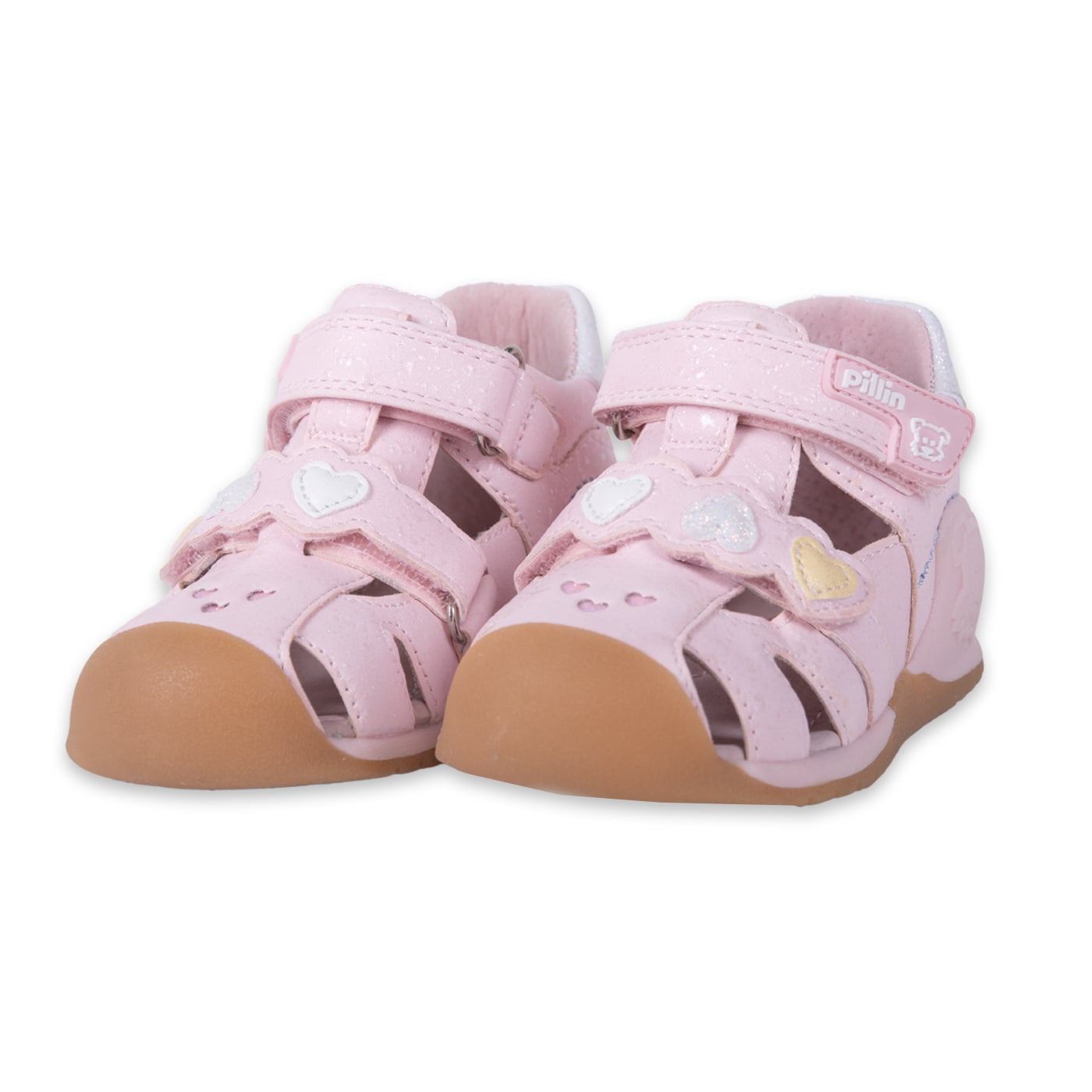 SANDALIAS NIÑA PILLÍN PASOS BEBE PZA201-24ROS ROSADO - 1