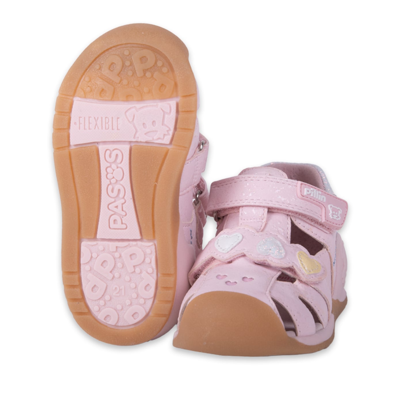 SANDALIAS NIÑA PILLÍN PASOS BEBE PZA201-24ROS ROSADO - 2