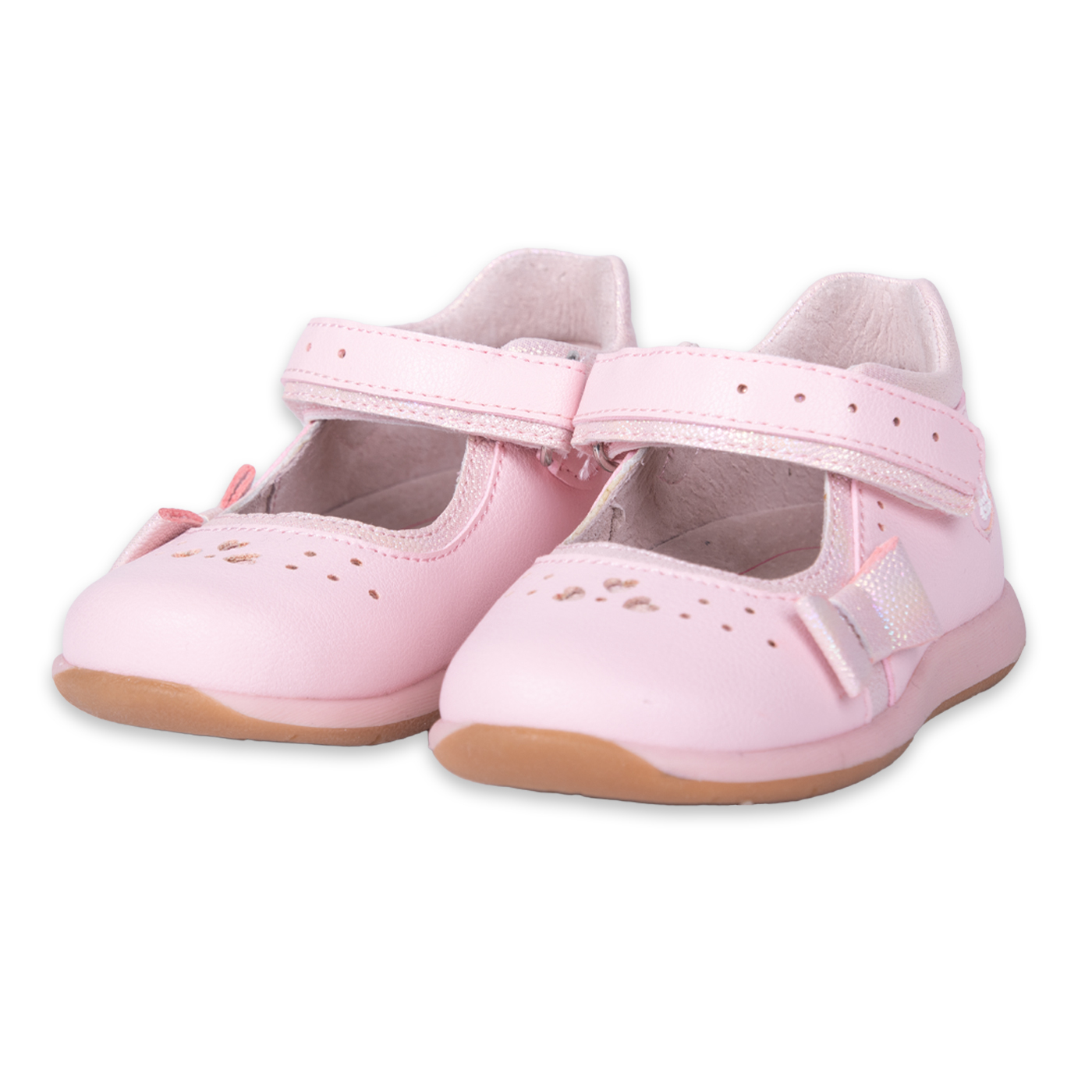 BALLERINAS NIÑA PILLÍN CLASICA BEBE PZA208-24ROS ROSADO - 1