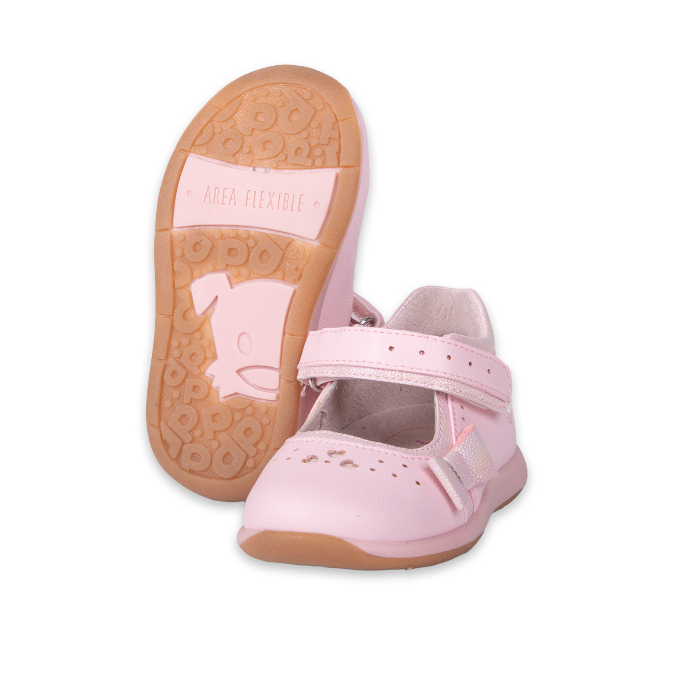 BALLERINAS NIÑA PILLÍN CLASICA BEBE PZA208-24ROS ROSADO - 2