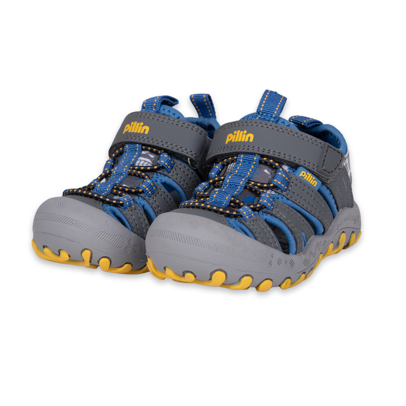 SANDALIAS NIÑO PILLÍN OUTDOOR BEBE PZA426-24GRI GRIS - 1