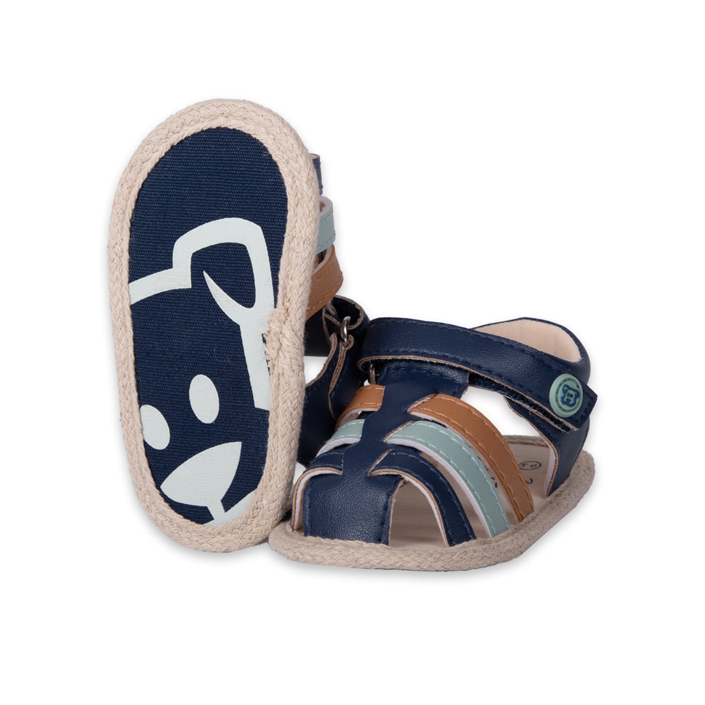 SANDALIAS NIÑO PILLÍN BEBE PZA107-24AZM AZUL MARINO - 2