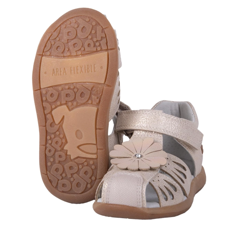 SANDALIAS NIÑA PILLÍN CLASICO BEBE PZA417-24DOR DORADO - 2