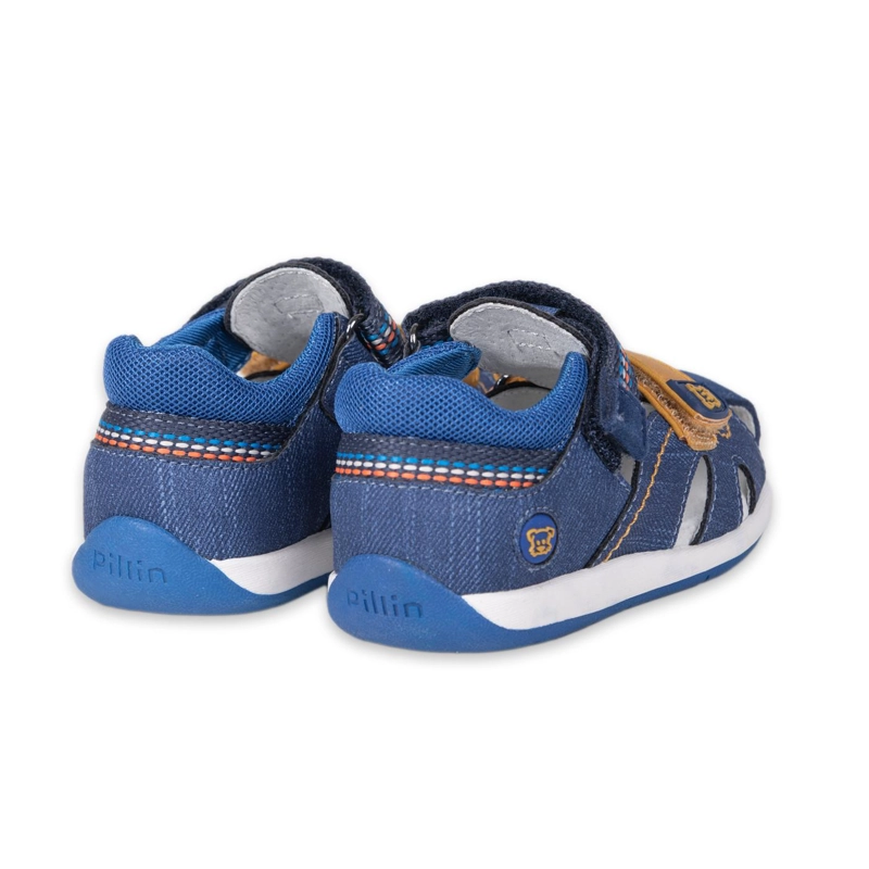 SANDALIAS NIÑO PILLÍN CLASICO BEBE PZA423-24AZU AZUL - 4
