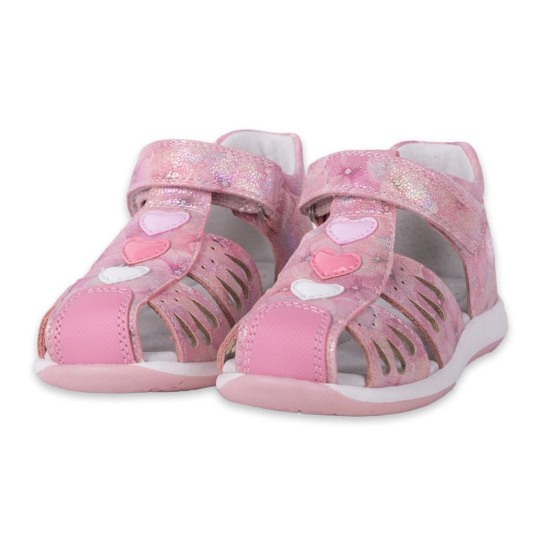 SANDALIAS NIÑA PILLÍN CLASICO BEBE PZA416-24ROS ROSADO - 1