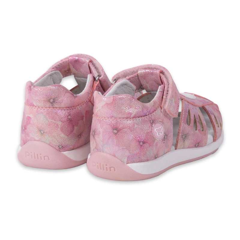 SANDALIAS NIÑA PILLÍN CLASICO BEBE PZA416-24ROS ROSADO - 4