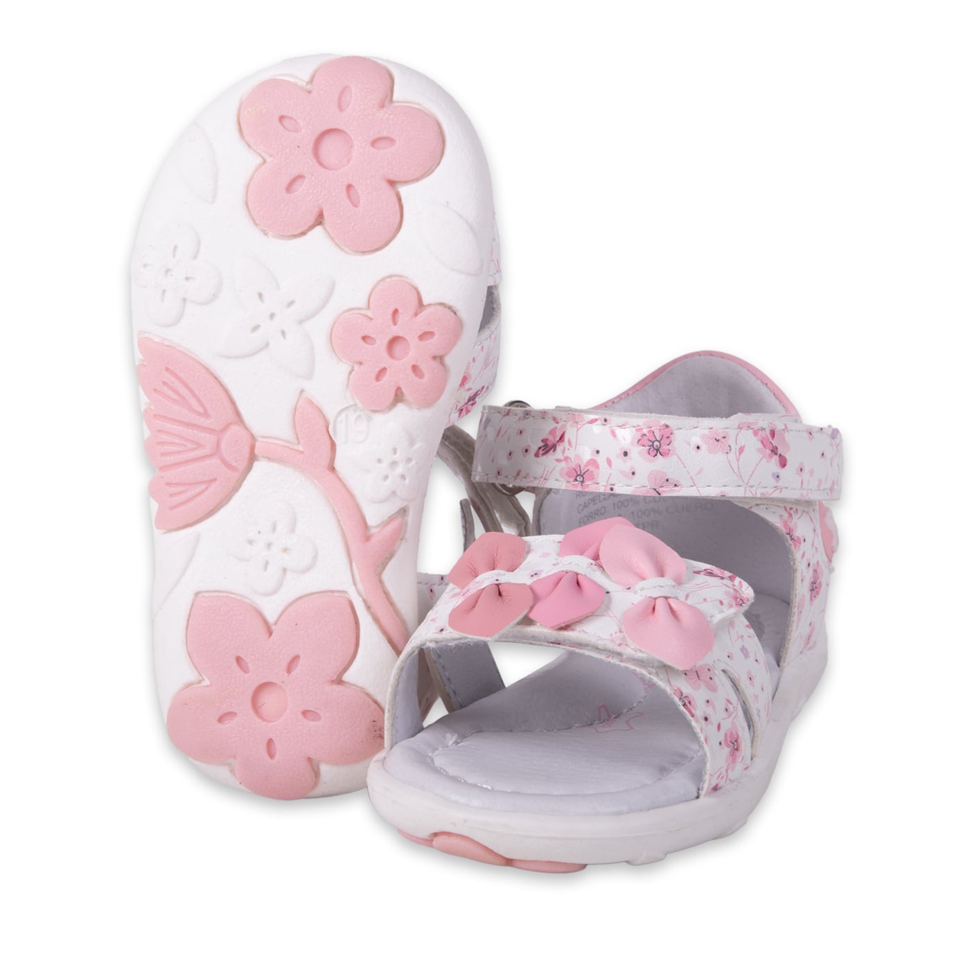 SANDALIAS NIÑA PILLÍN BEBE PZA403-24BCO BLANCO - 2