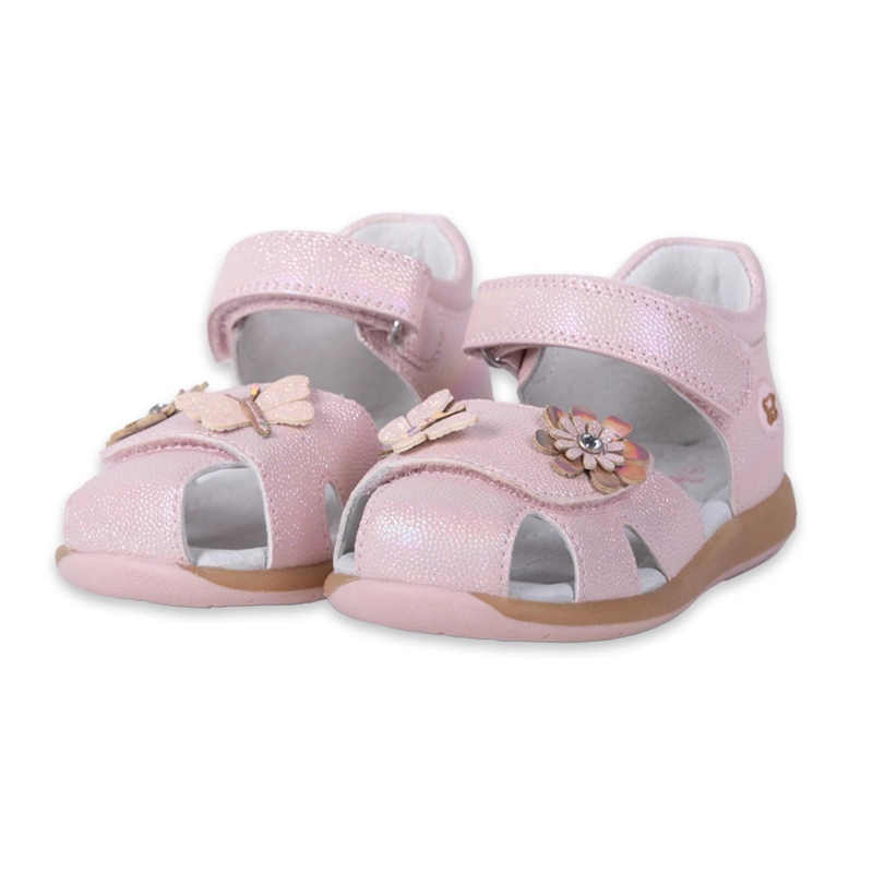 SANDALIAS NIÑA PILLÍN CLASICO BEBE PALO ROSA PZA419-24PRO - 1