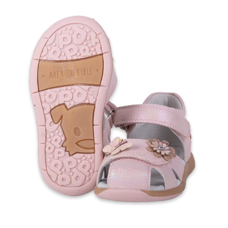 SANDALIAS NIÑA PILLÍN CLASICO BEBE PALO ROSA PZA419-24PRO - 2