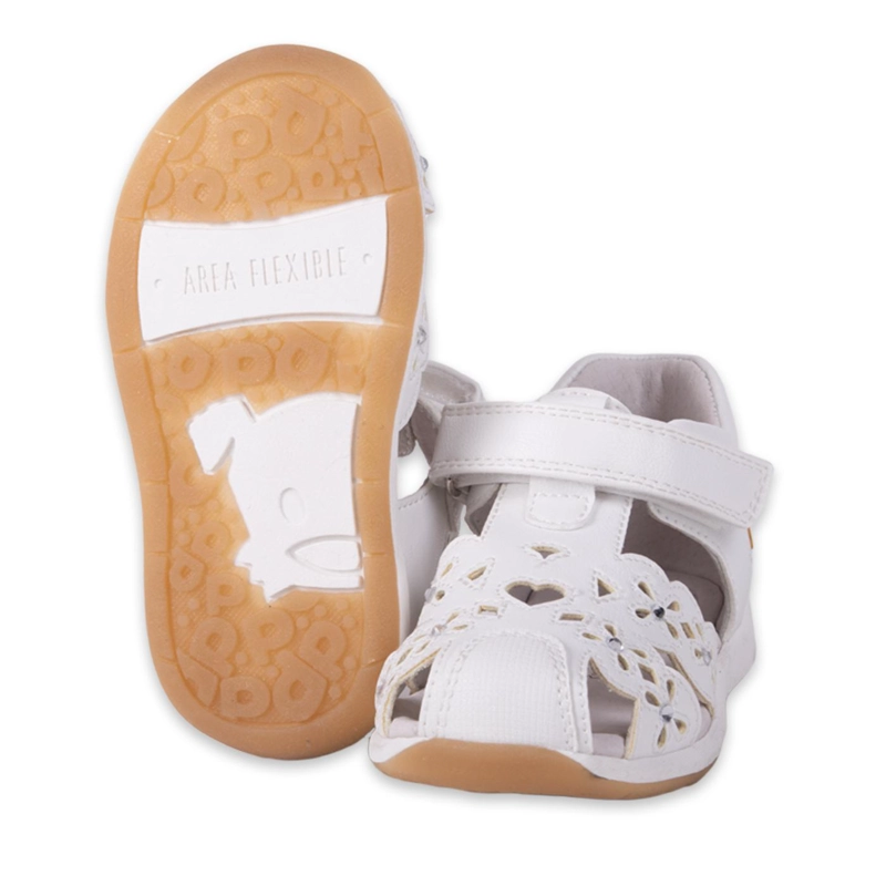 SANDALIAS NIÑA PILLÍN CLASICO BEBE PZA414-24BCO BLANCO - 2